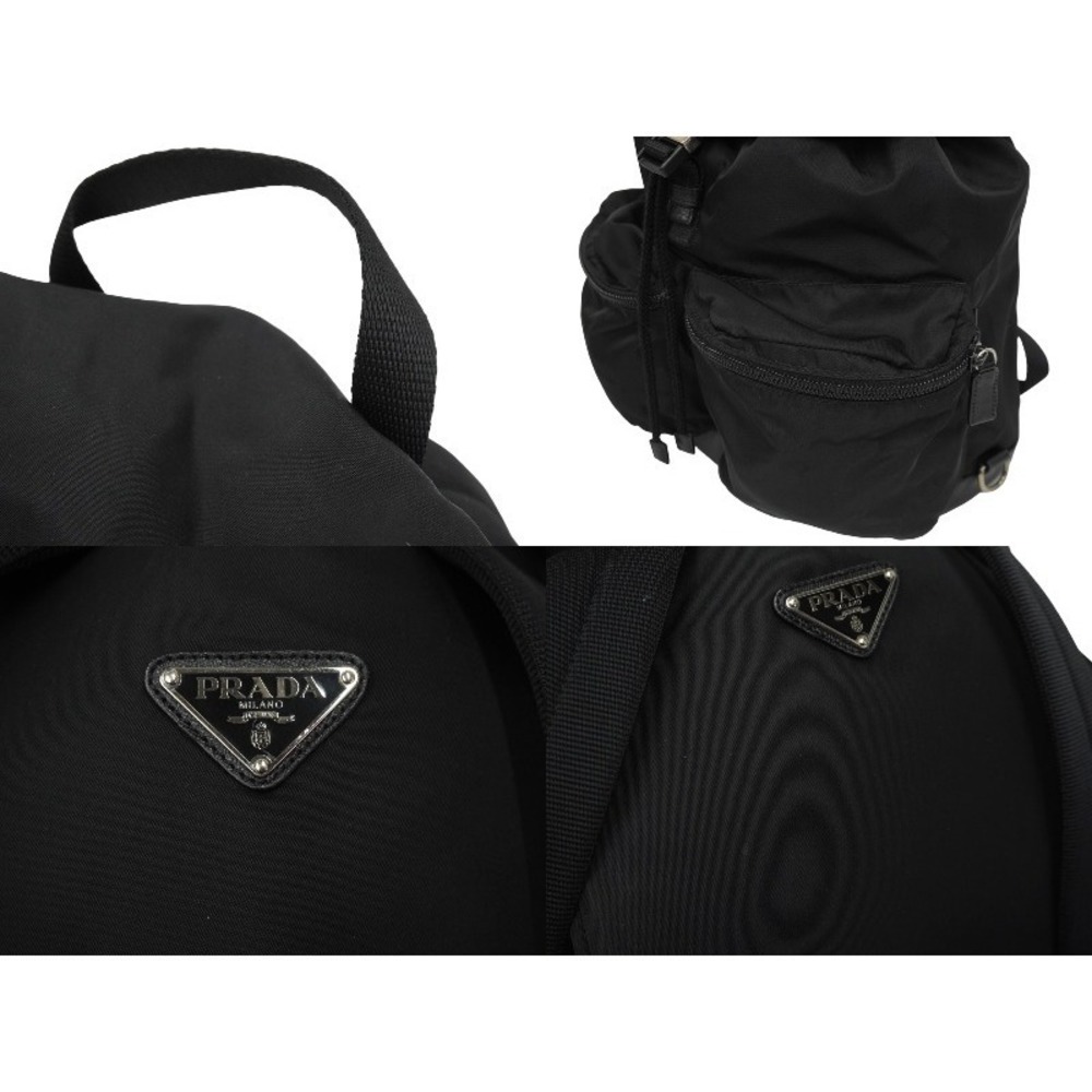 Prada Rucksack Daypack Backpack Triangle Logo Nyl… - image 5